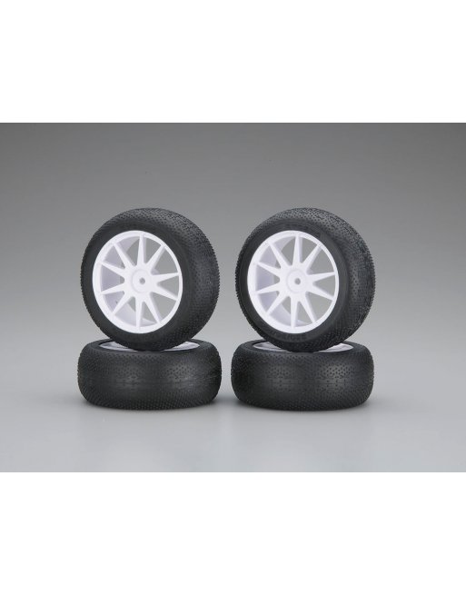 IHTH05W Micro-X Tire With Wheel(White/Mini Infer IHTH05W  - KYOSHO RC